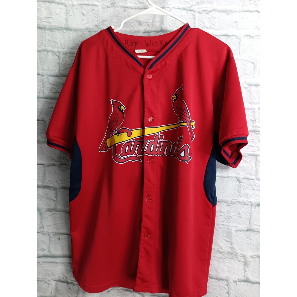 St Louis Cardinals Mens XL Jersey SGA Matt Carpenter 13 Red Baseball Busch